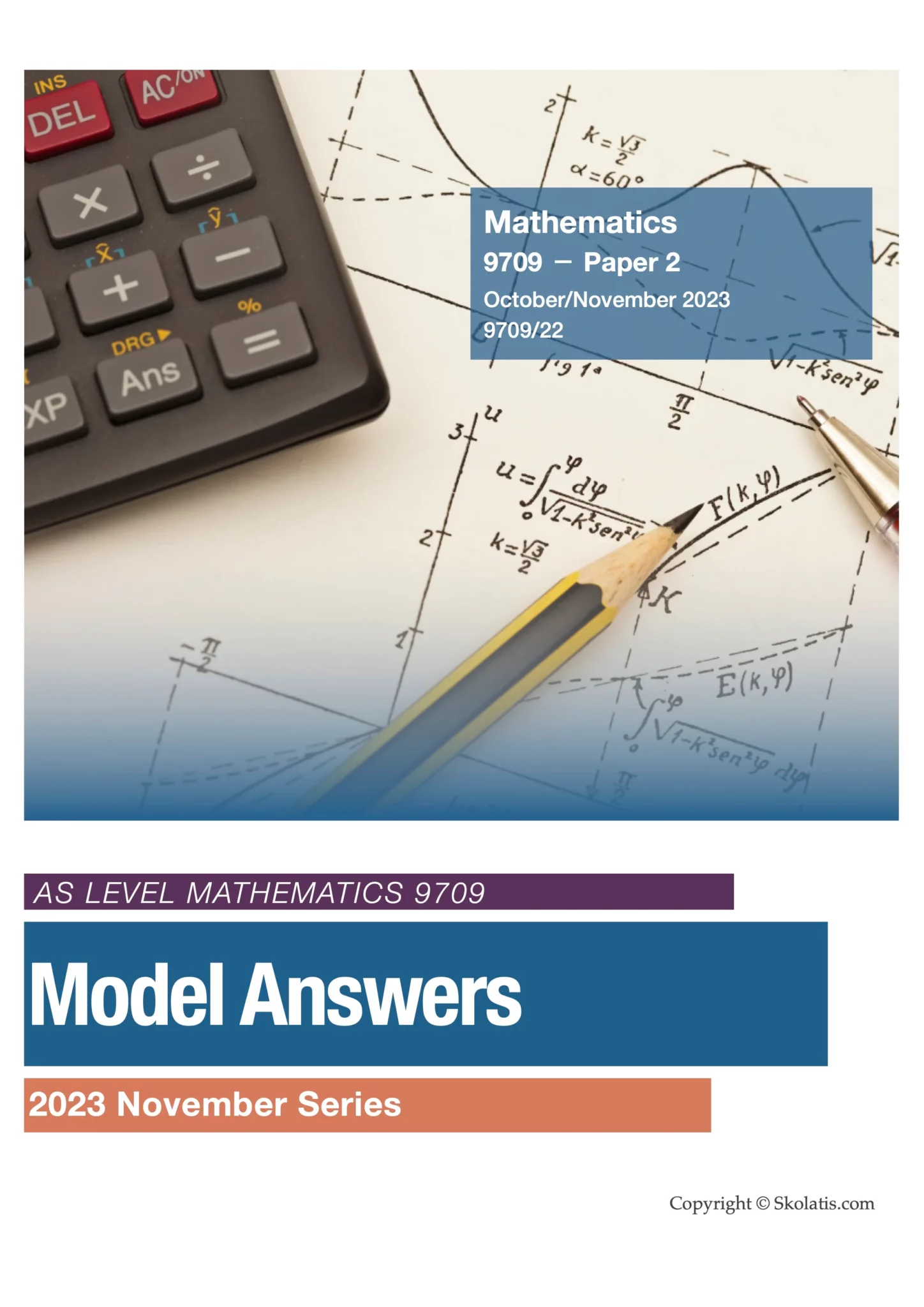 Mathematics (9709) Paper 2, November 2023, variant 22 Model Answers ...
