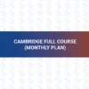 Cambridge IGCSE, Cambridge AS Level, Cambridge A Level, courses